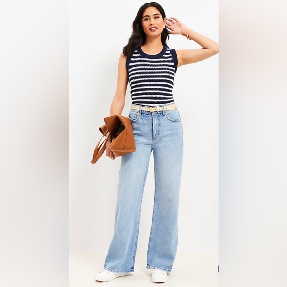 NWT Loft Wide Leg Jeans